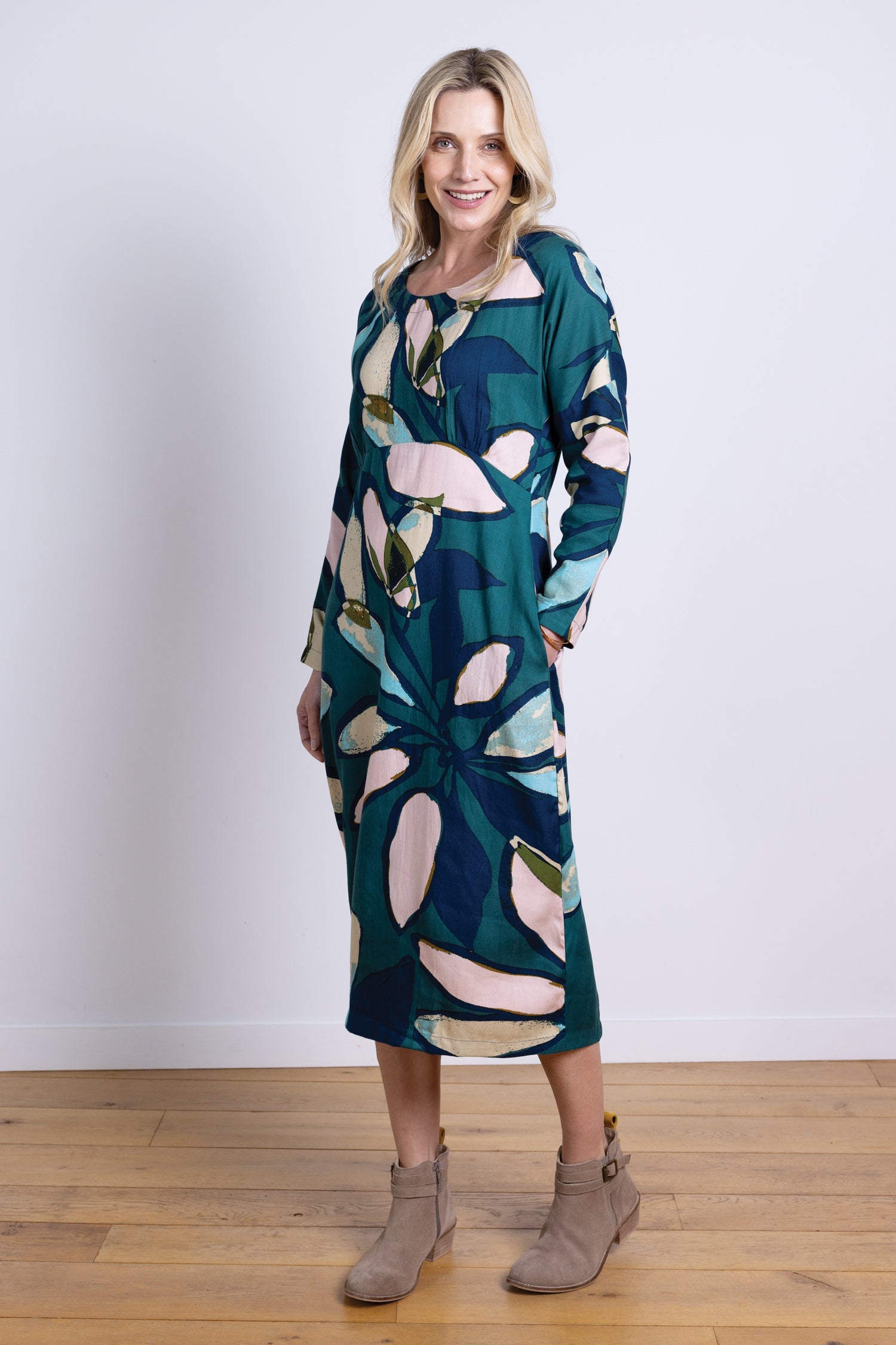 AW25 Bubble Midi Dress - Nordic