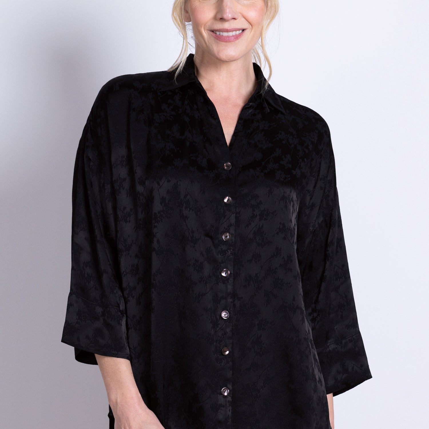 AW25 Jacquard Shirt - Black