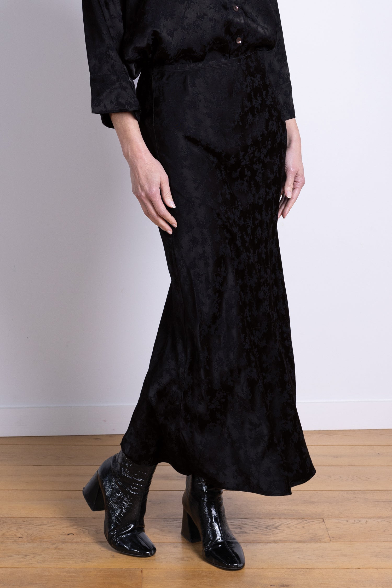 AW25 Jacquard Skirt - Black