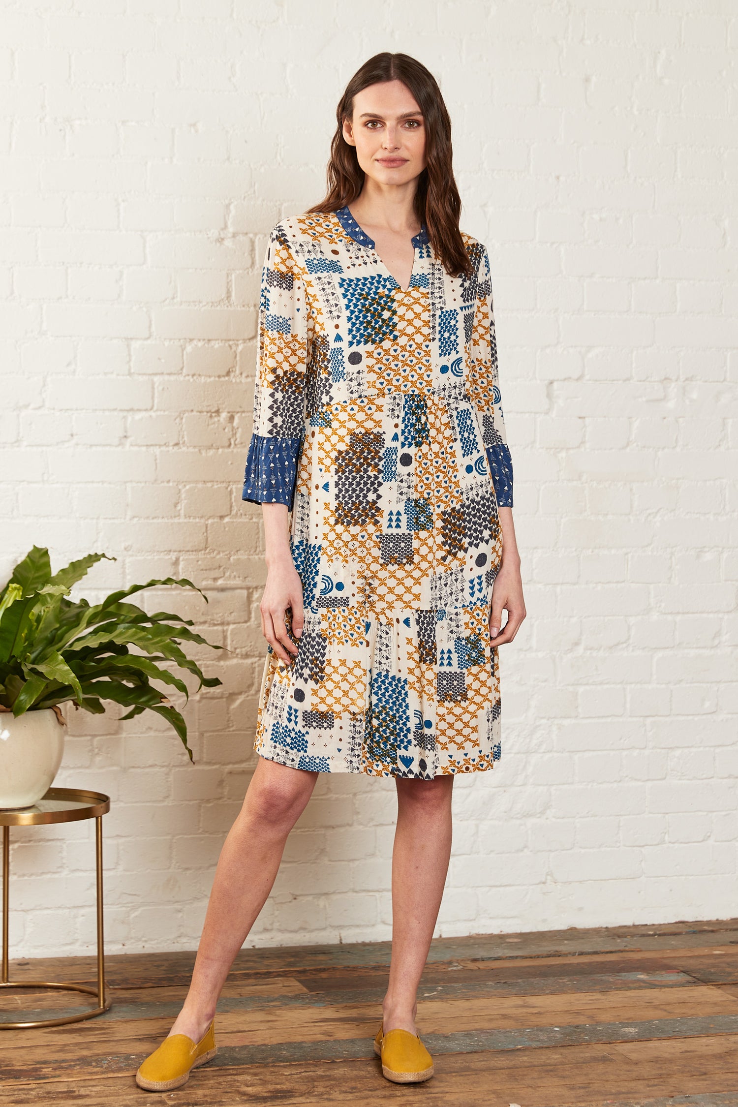 Dakota Gathered Tunic Dress