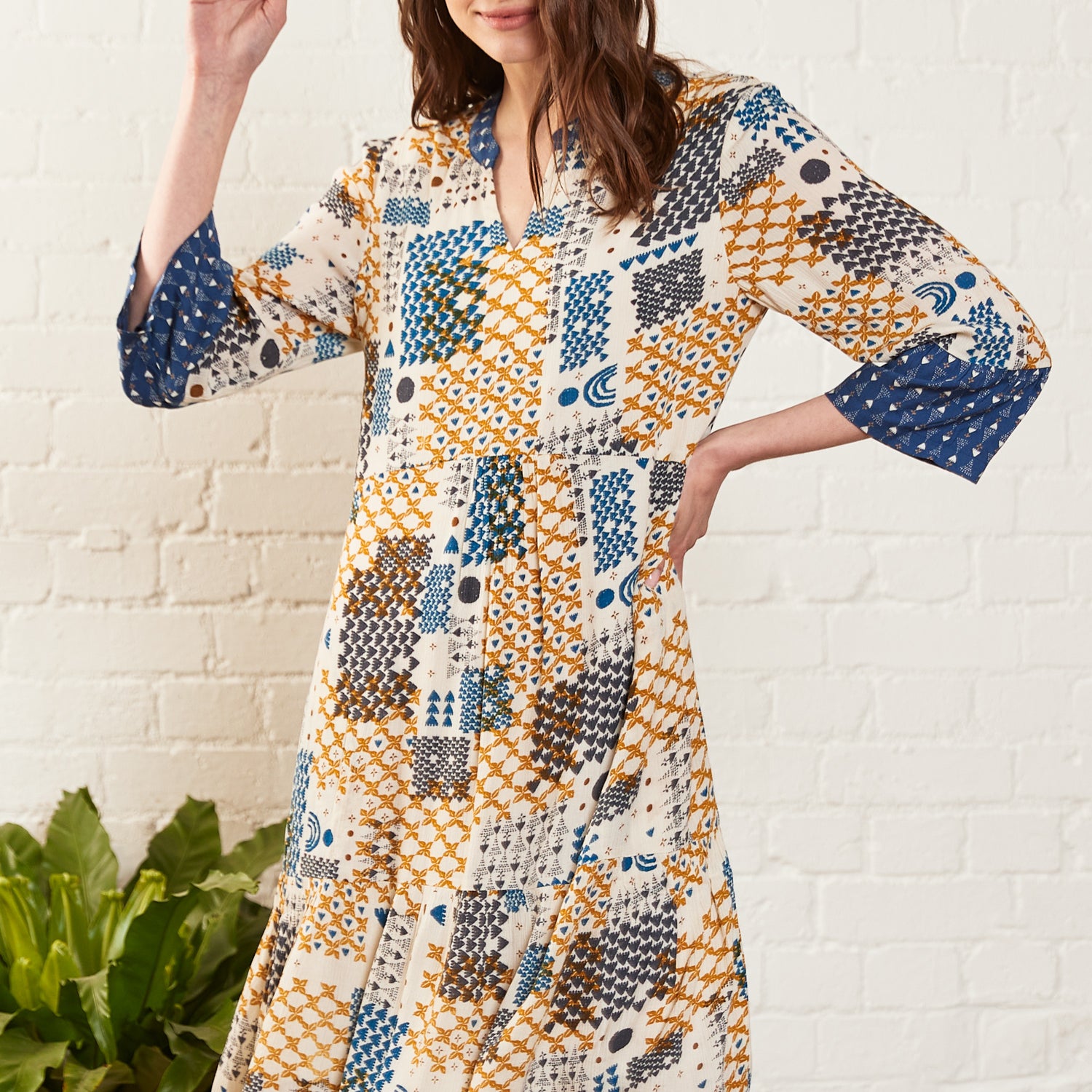 Dakota Gathered Tunic Dress