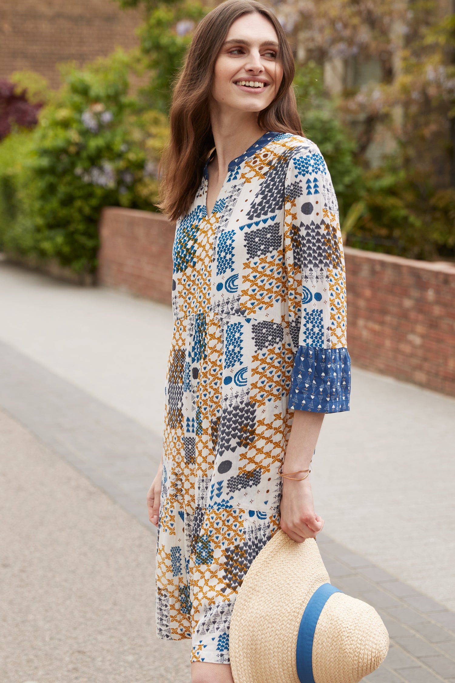 Dakota Gathered Tunic Dress