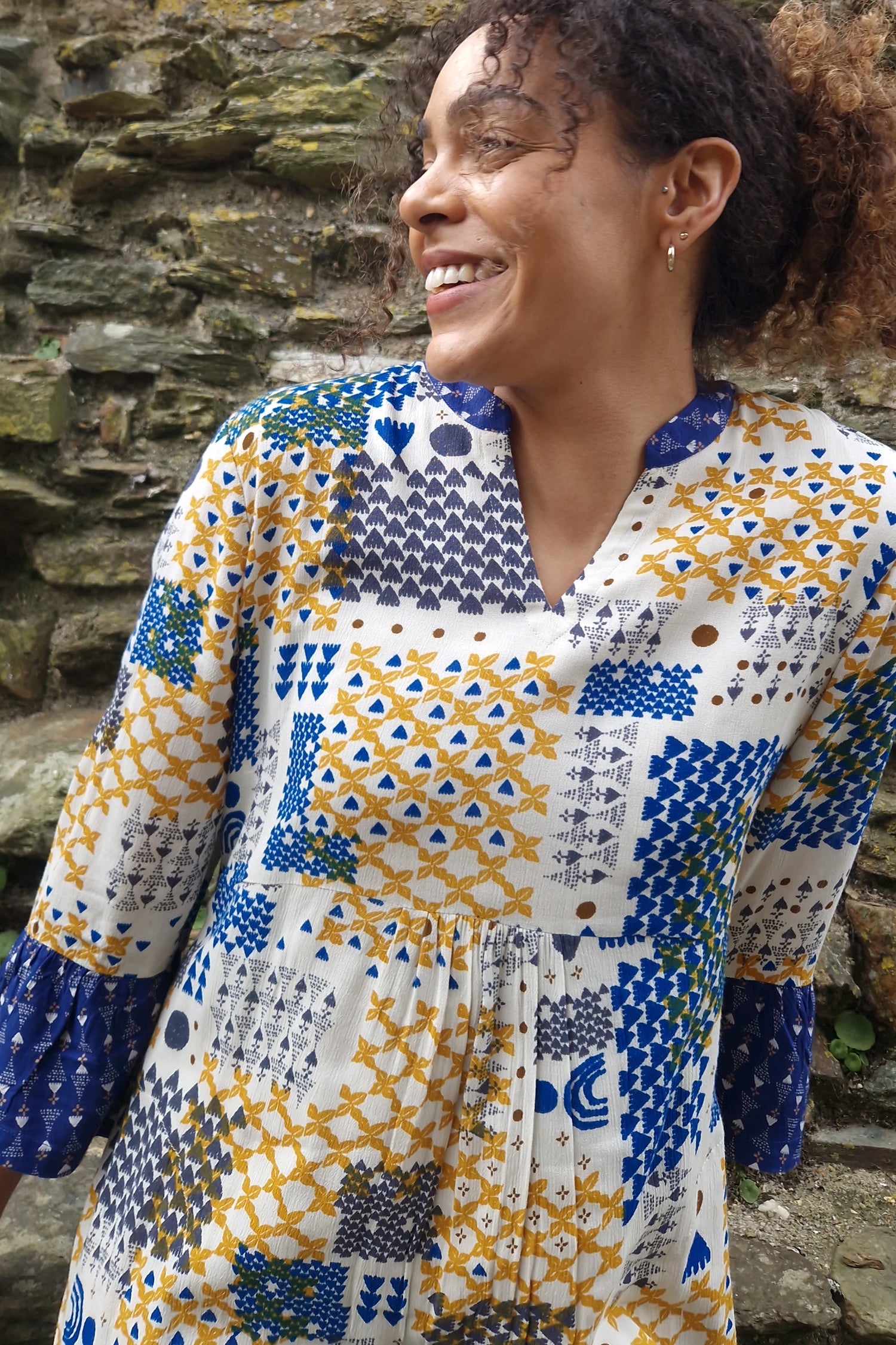 Dakota Gathered Tunic Dress