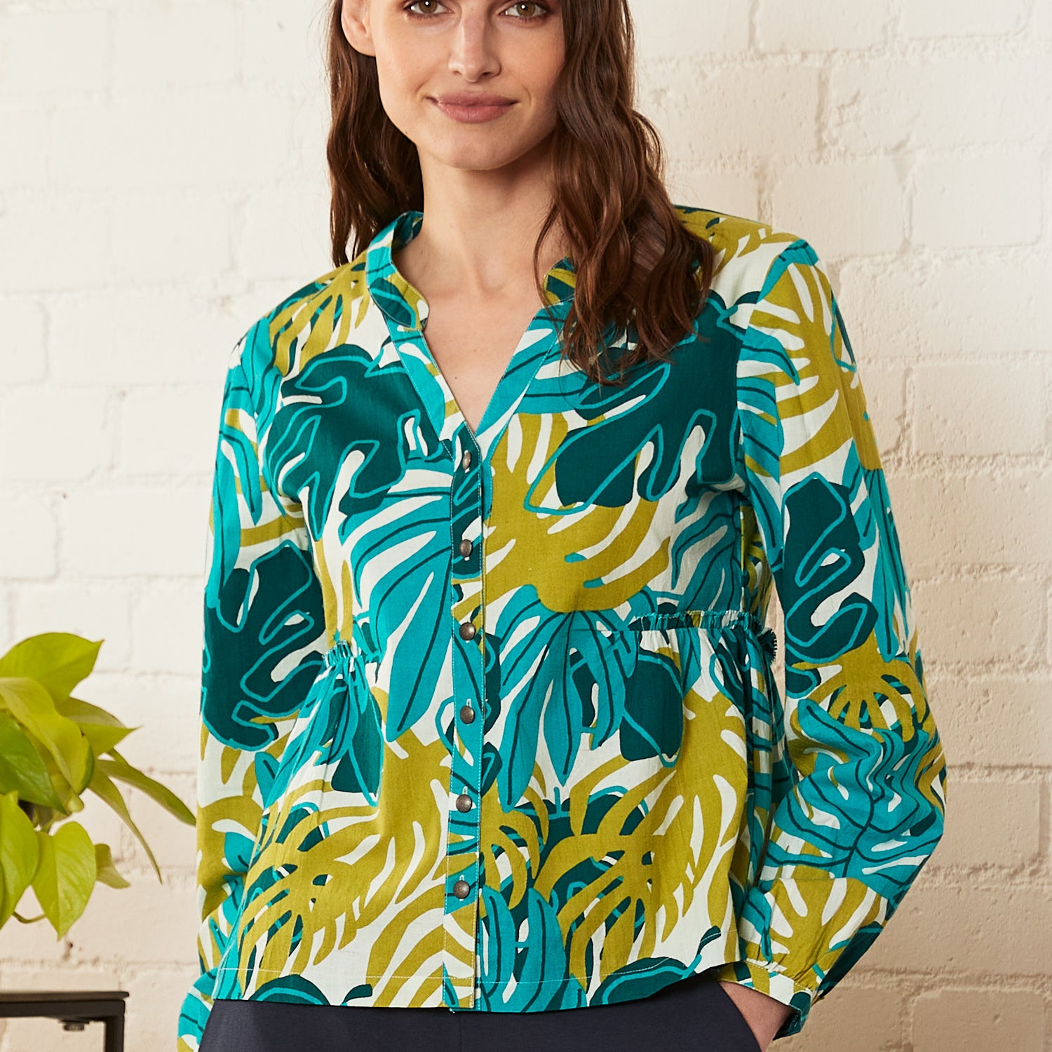 Jungle Cotton Poplin Shirt