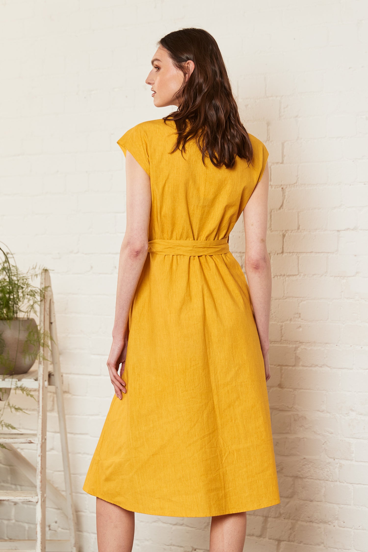 Cotton Poplin Dress