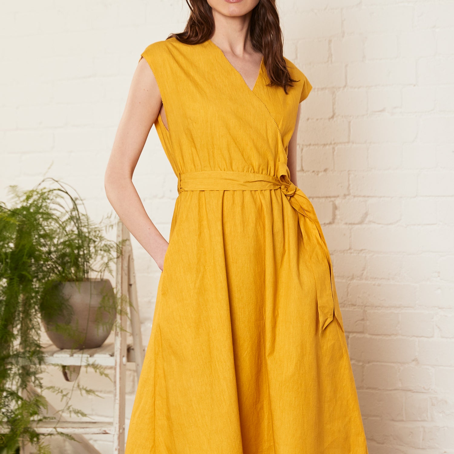 Cotton Poplin Dress