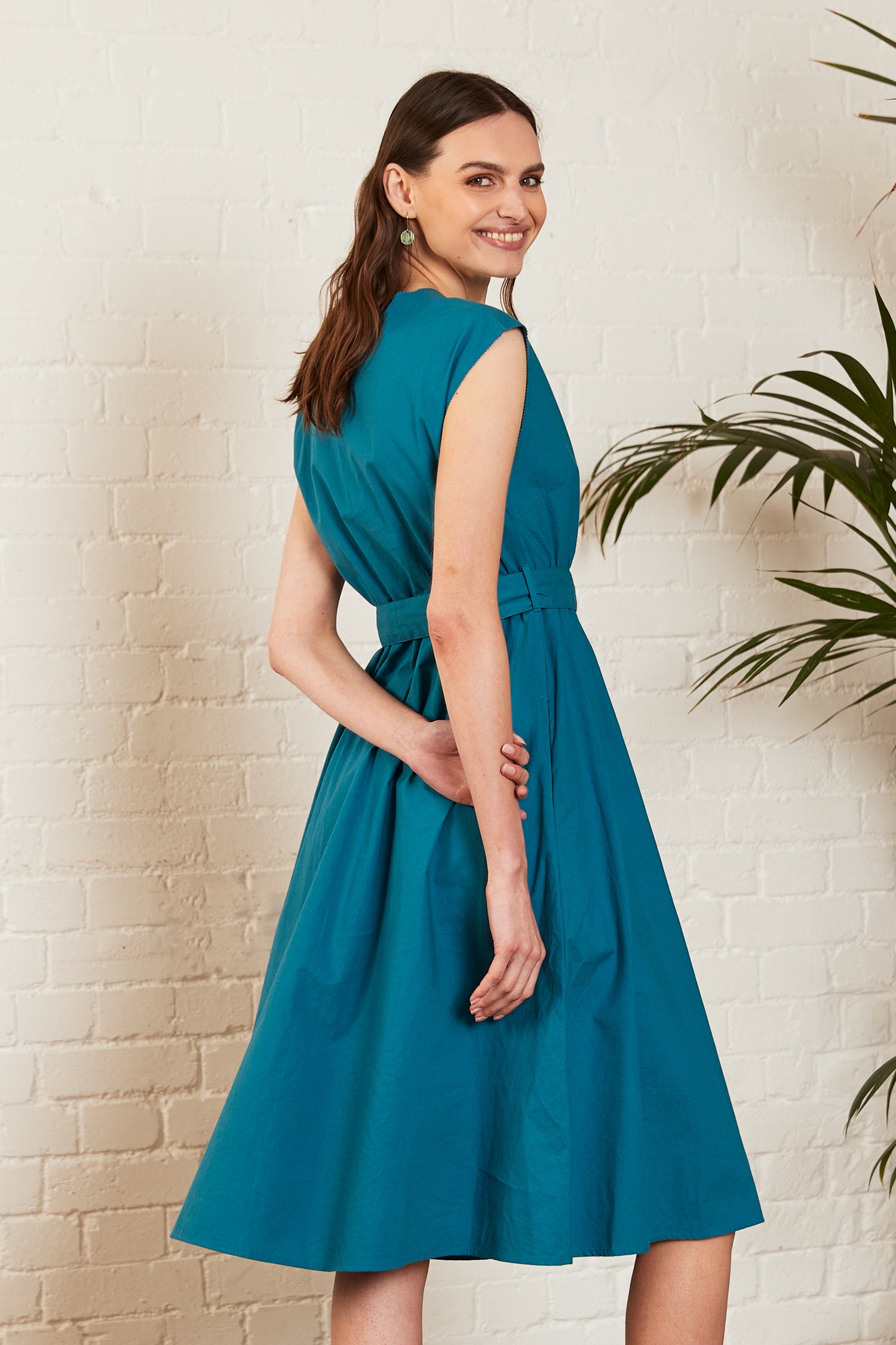 Cotton Poplin Dress
