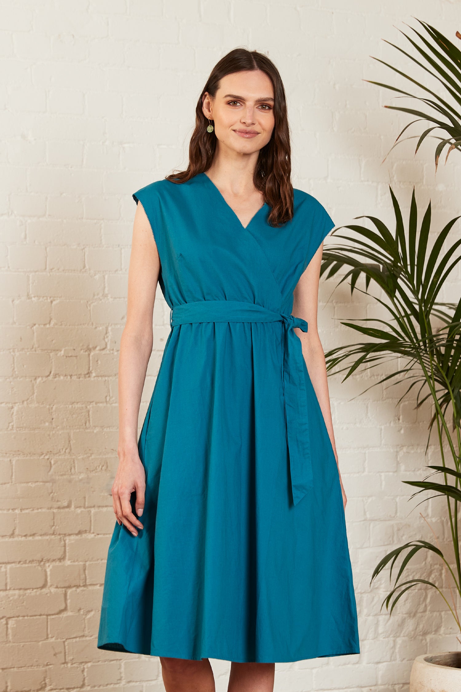 Cotton Poplin Dress