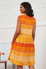 OB3069 Crinkle Gathered Tunic Dress