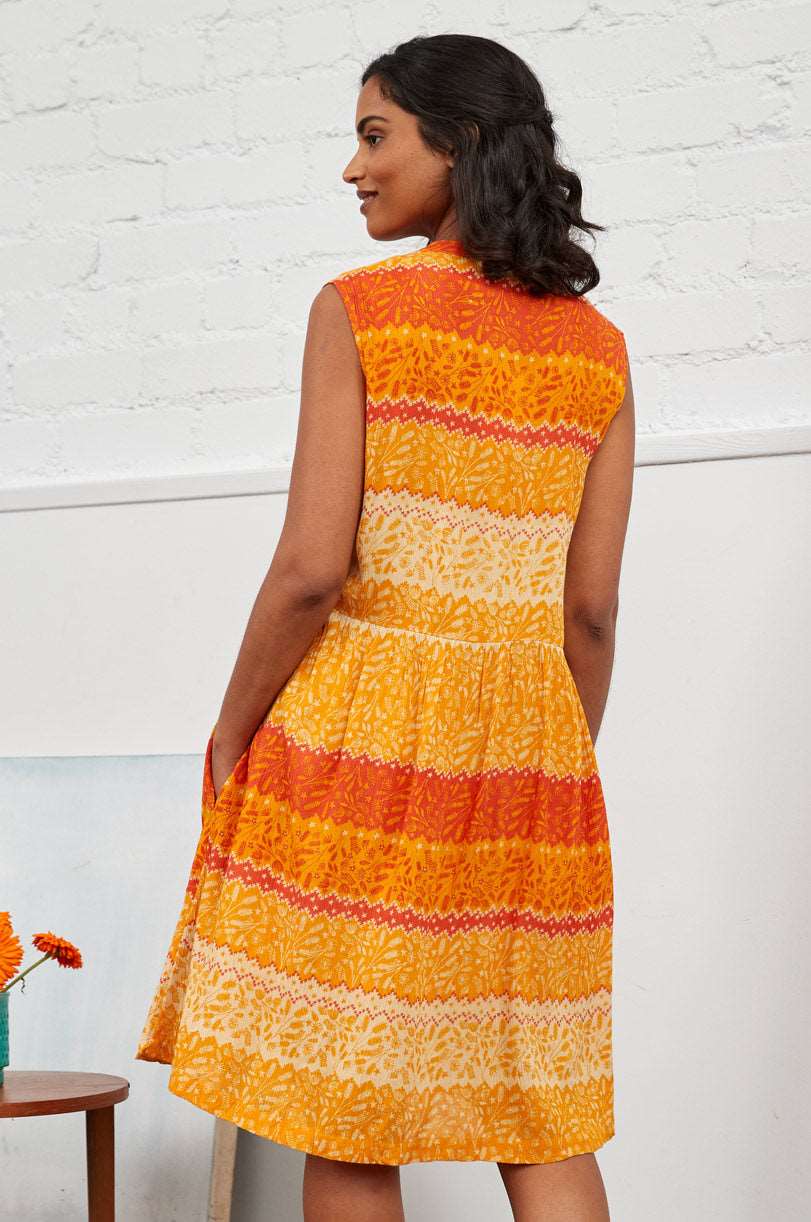 OB3069 Crinkle Gathered Tunic Dress