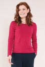 Crimson Colour GOTS Organic Cotton Long Sleeve Tops