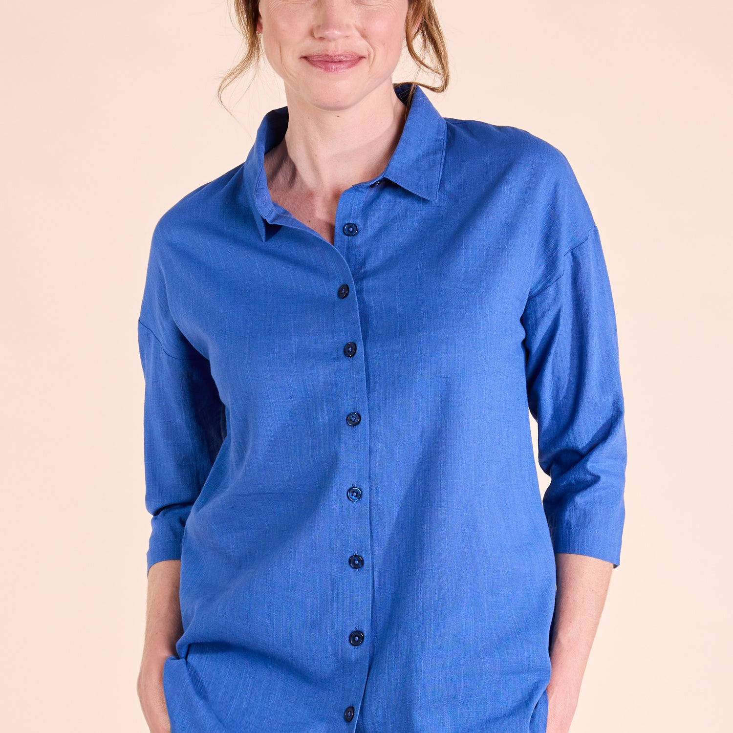 SS25 Long Scoop Hem Shirt - China