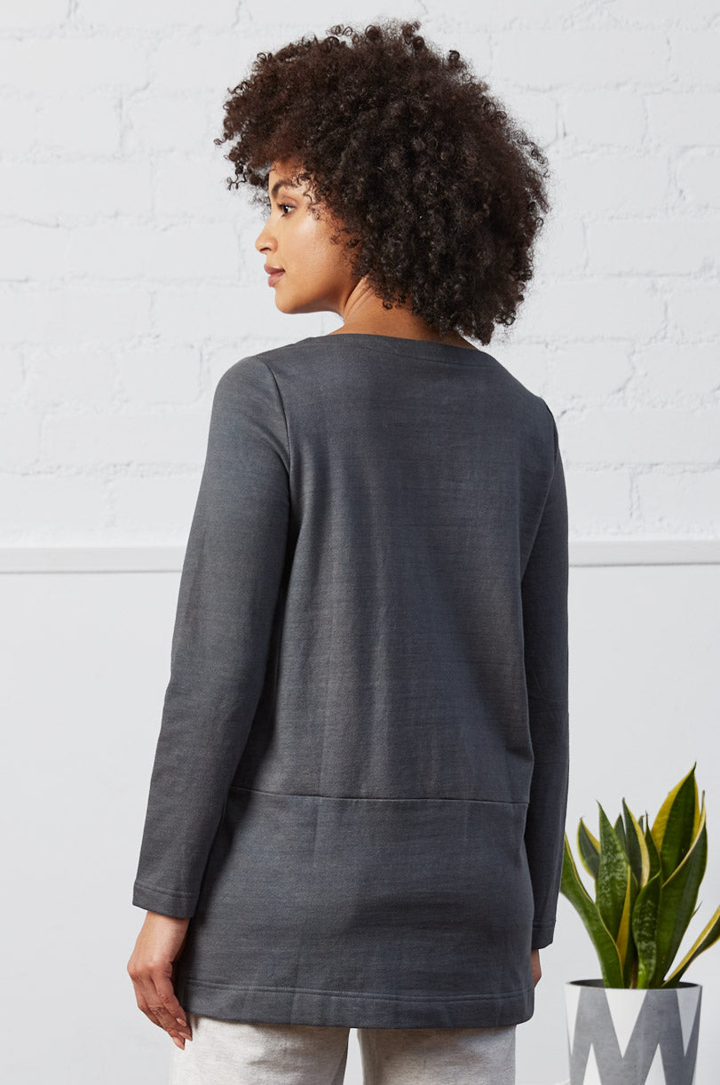 GOTS Organic Cotton Jersey Pocket Tunic