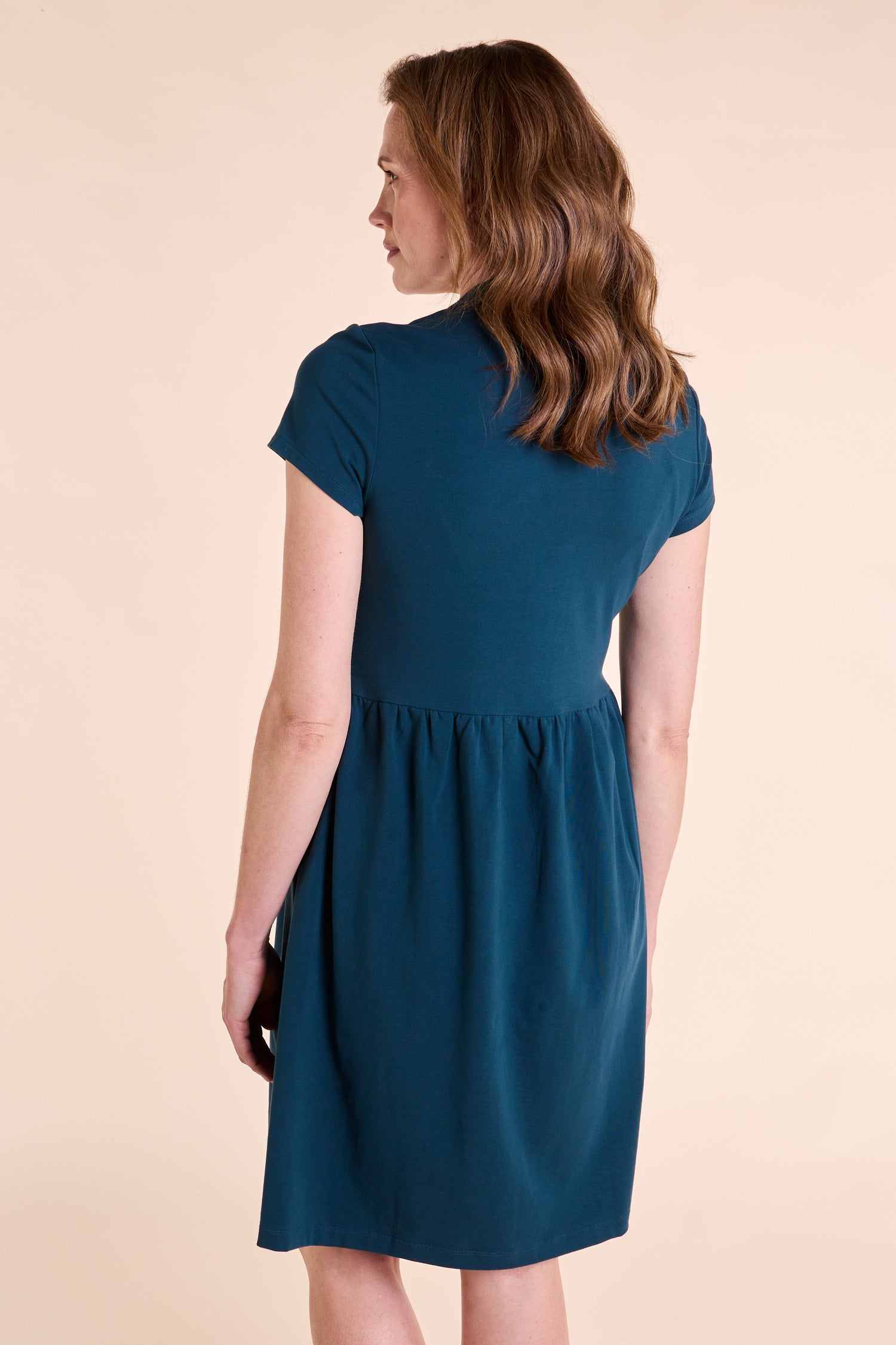 SS25 GOTS Organic Cotton Tunic Dress - Jet