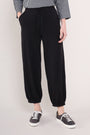 Black Colour GOTS Organic Cotton Yoga Trouser
