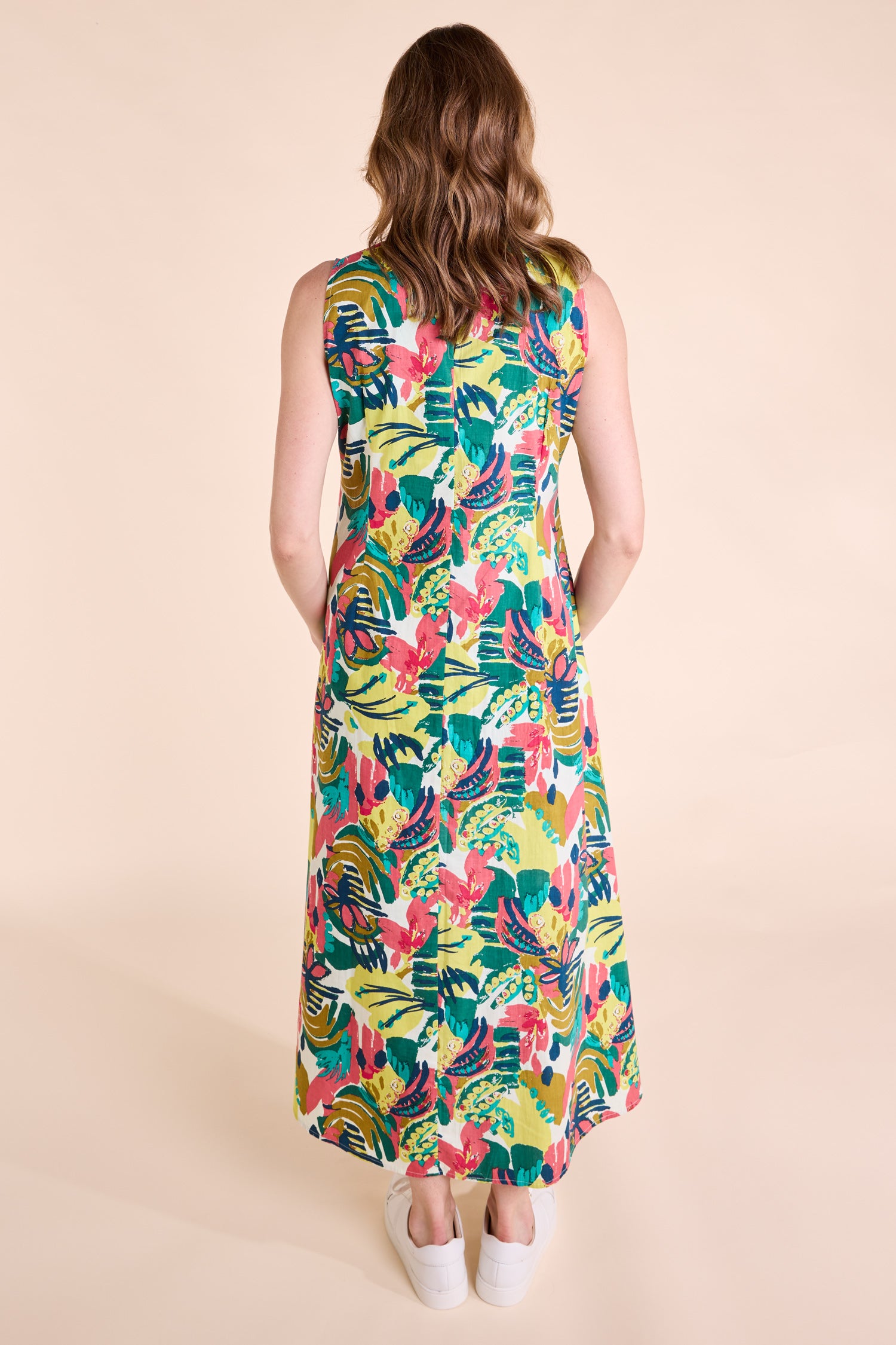 SS25 Poplin Sleeveless Dress - Multi