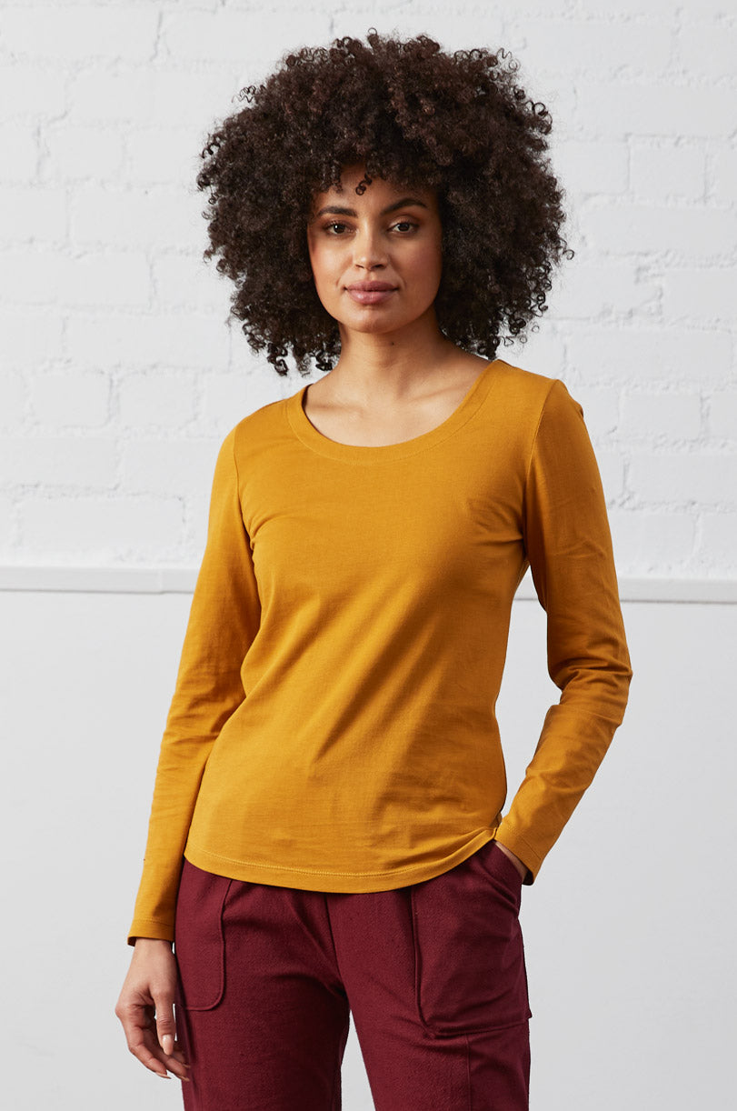 GOTS Organic Cotton Long Sleeve Jersey Top