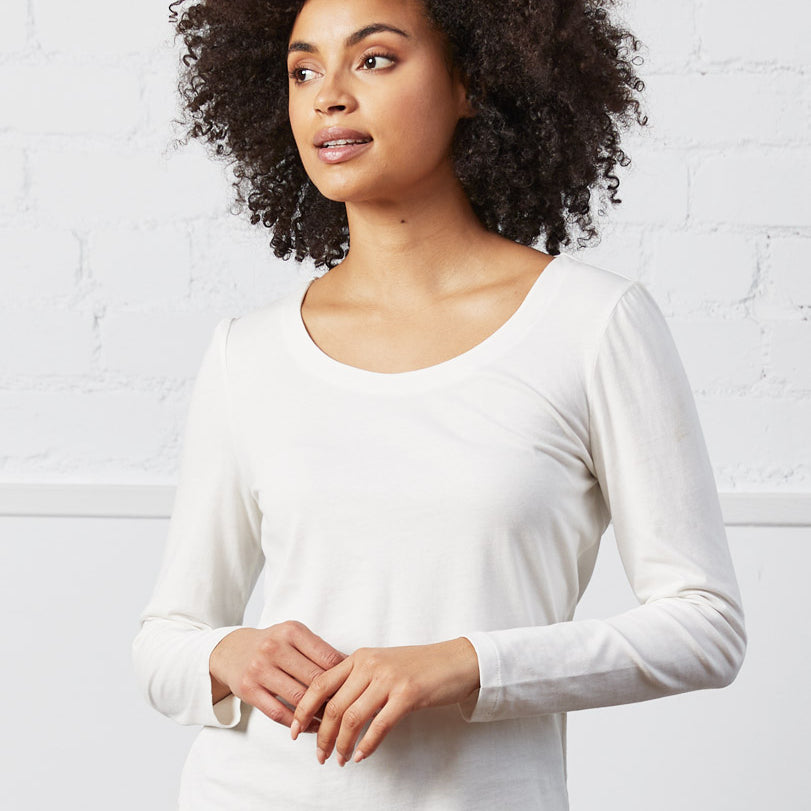GOTS Organic Cotton Long Sleeve Jersey Top