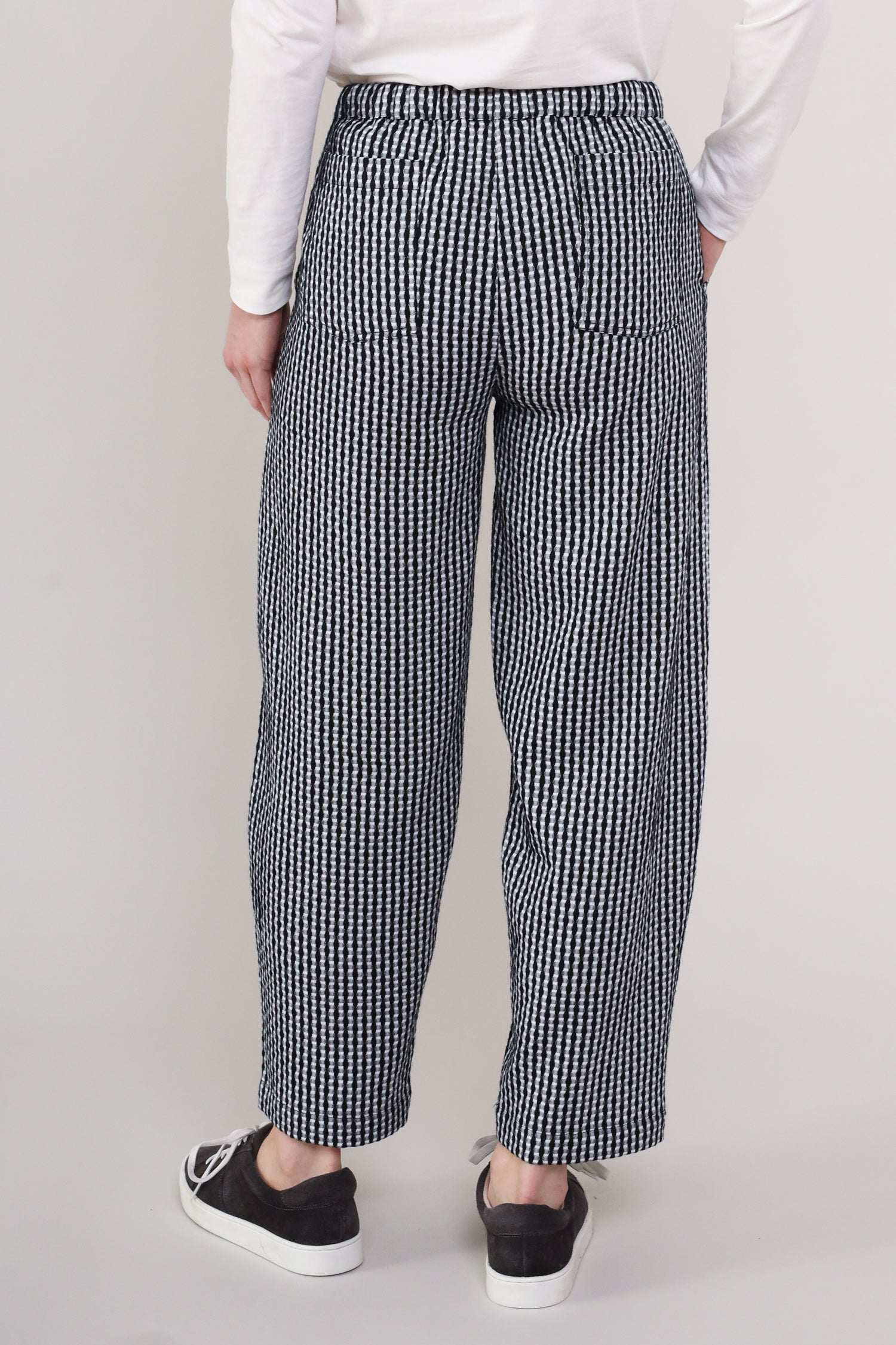Cotton Check Trousers