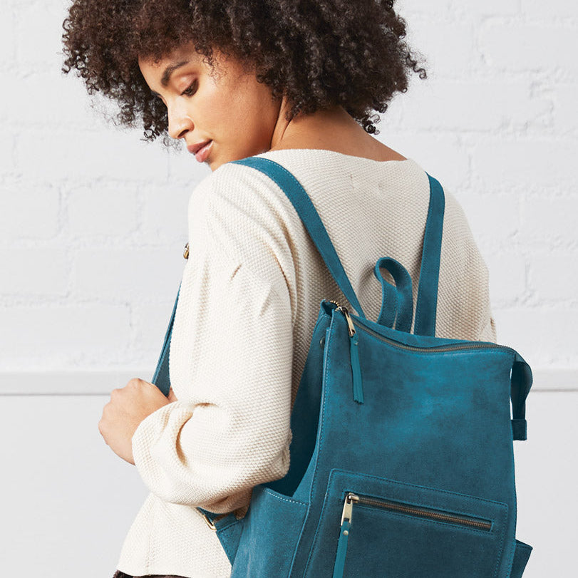Suede Womens Rucksack