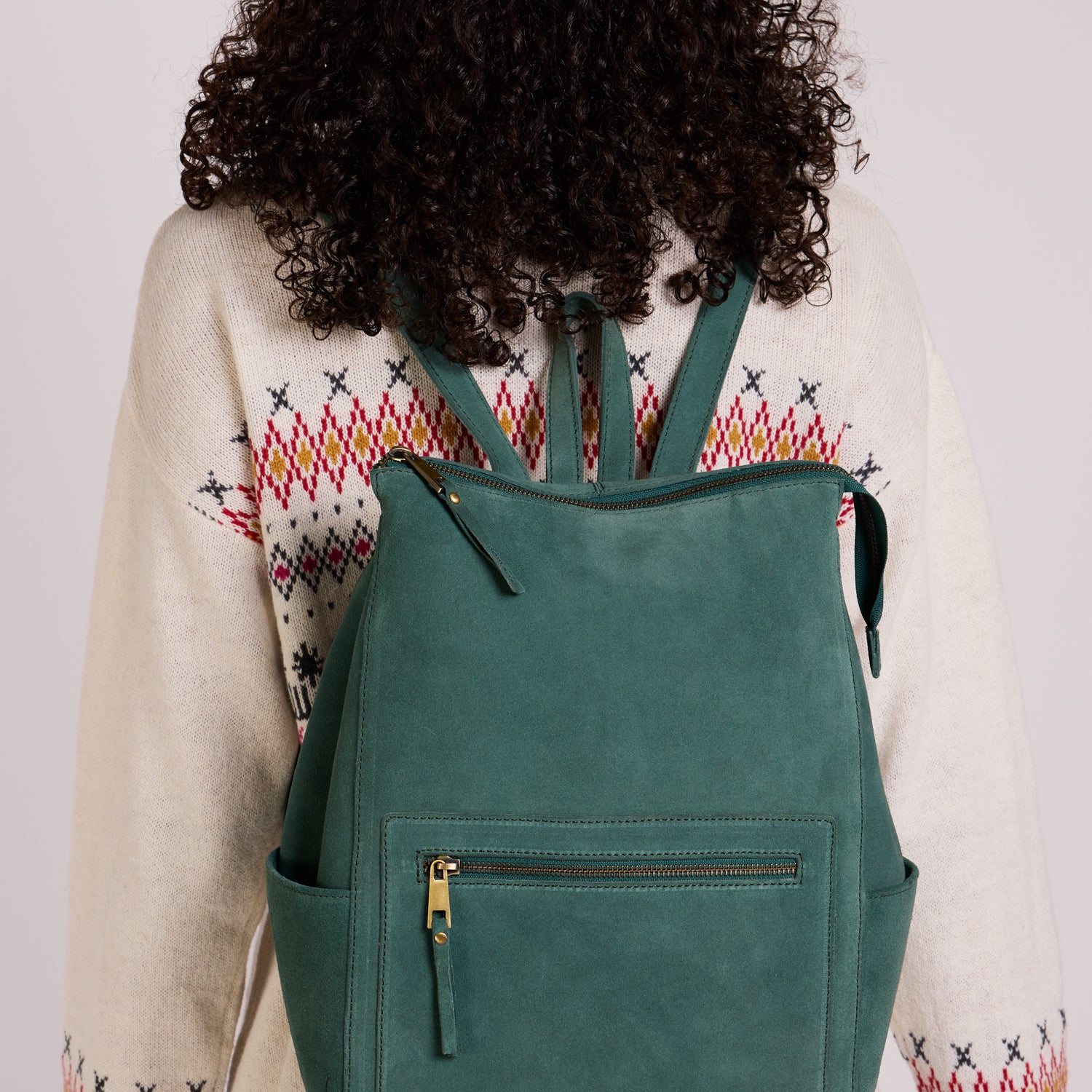Suede Rucksack