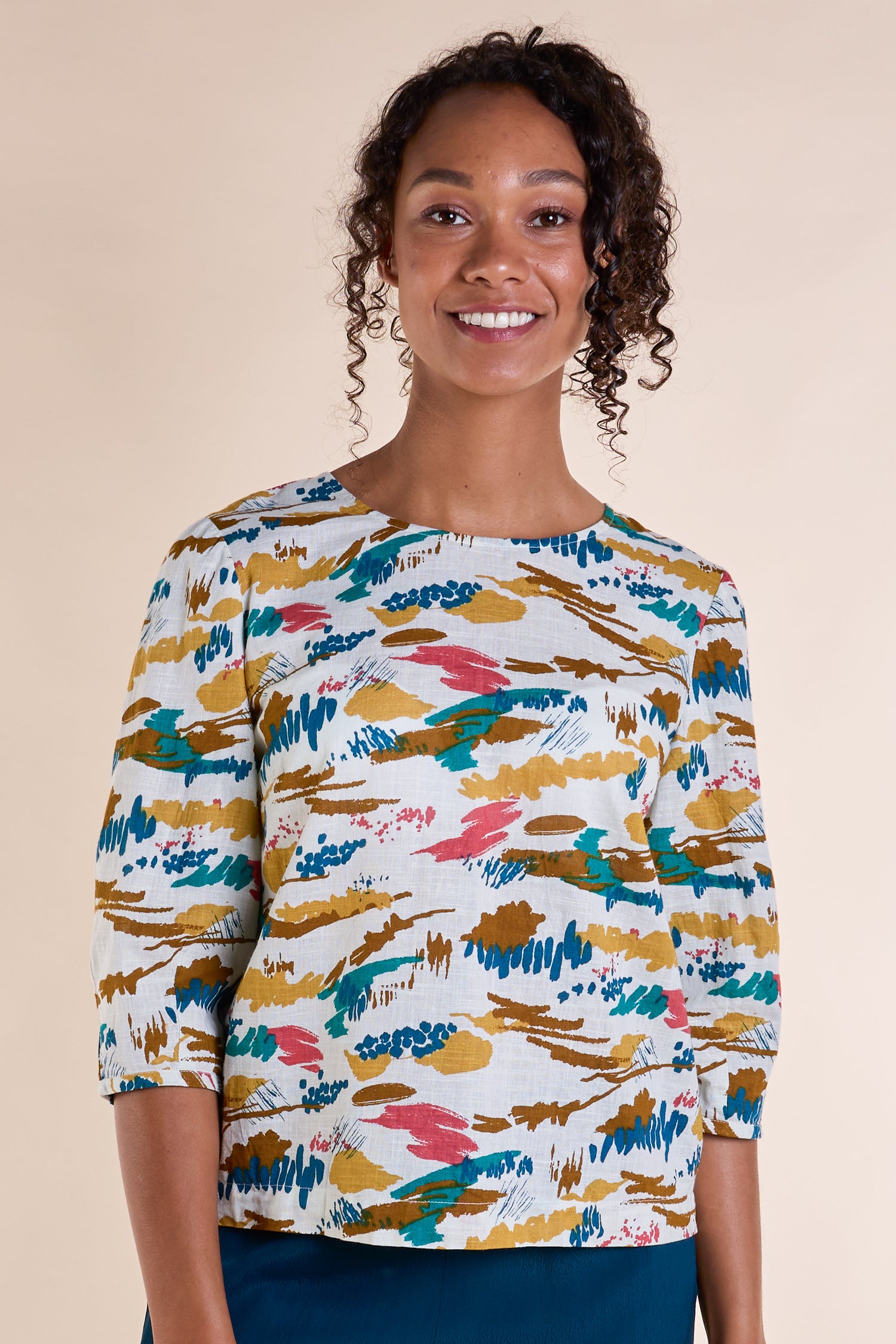 SS25 Dart Sleeve Top - Parchment SS25 Dart Sleeve Top - Parchment