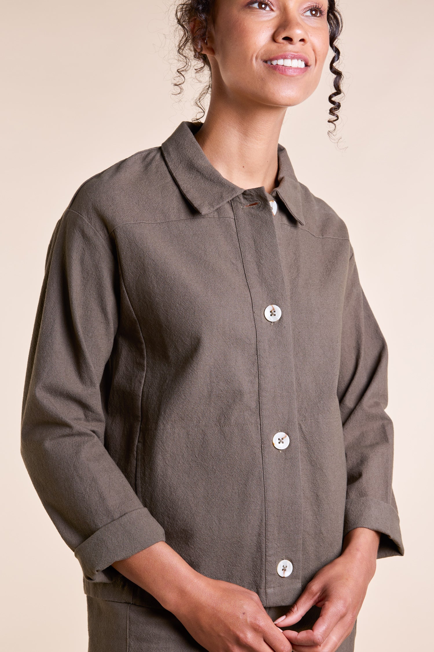 SS25 Cotton Jacket - Olive