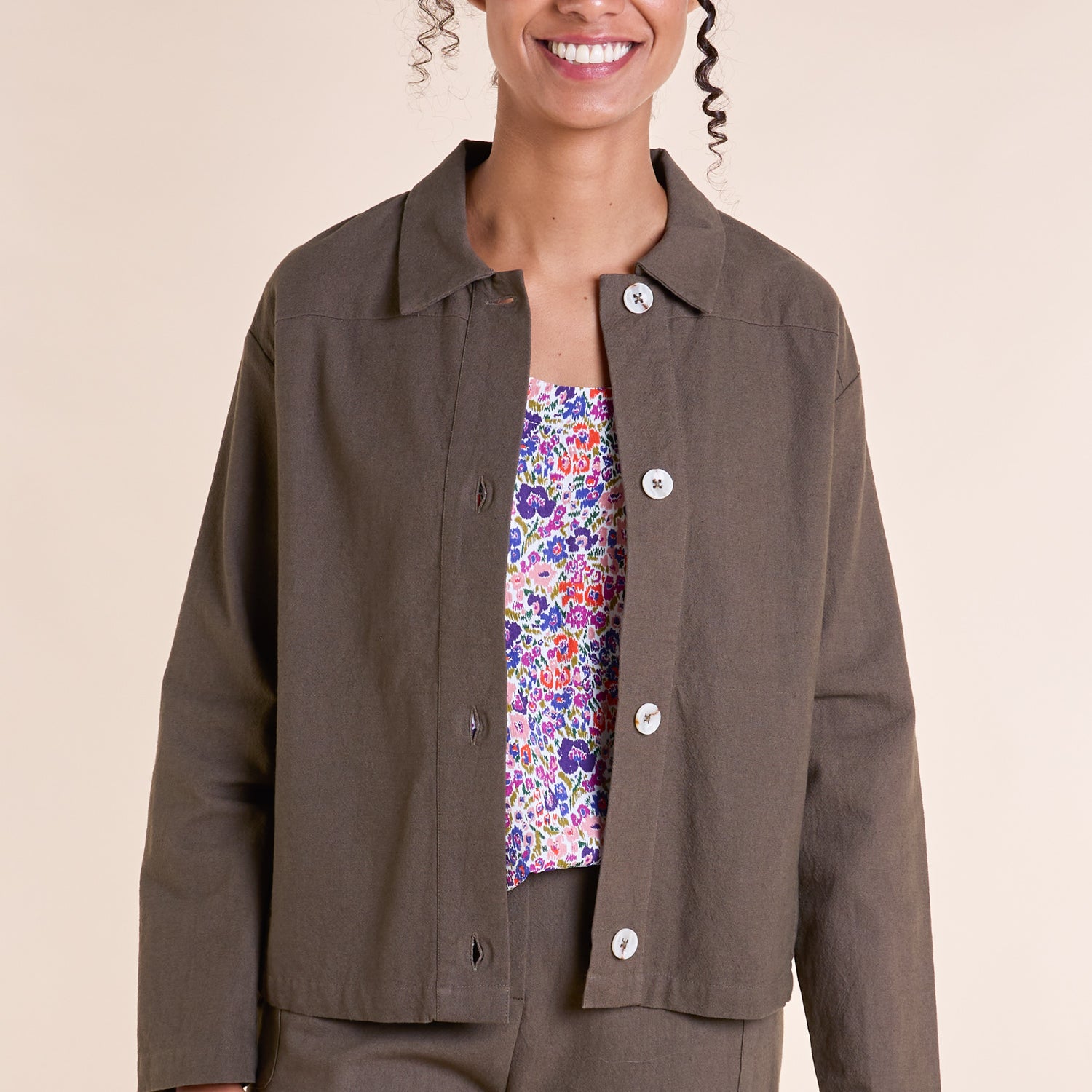 SS25 Cotton Jacket - Olive