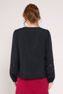 Viscose Lace Trim Tops - Back Side