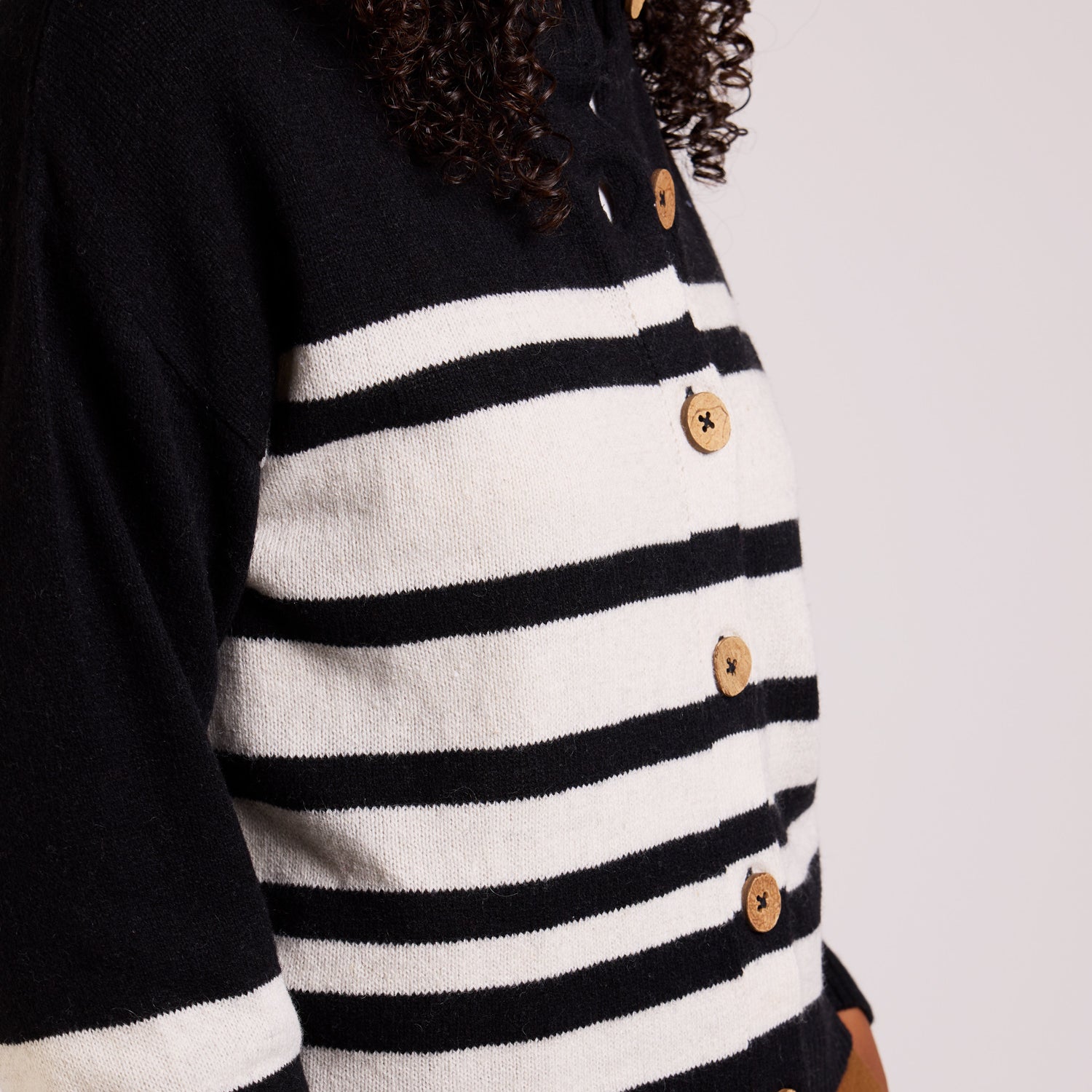 Recycled Striped Cardi