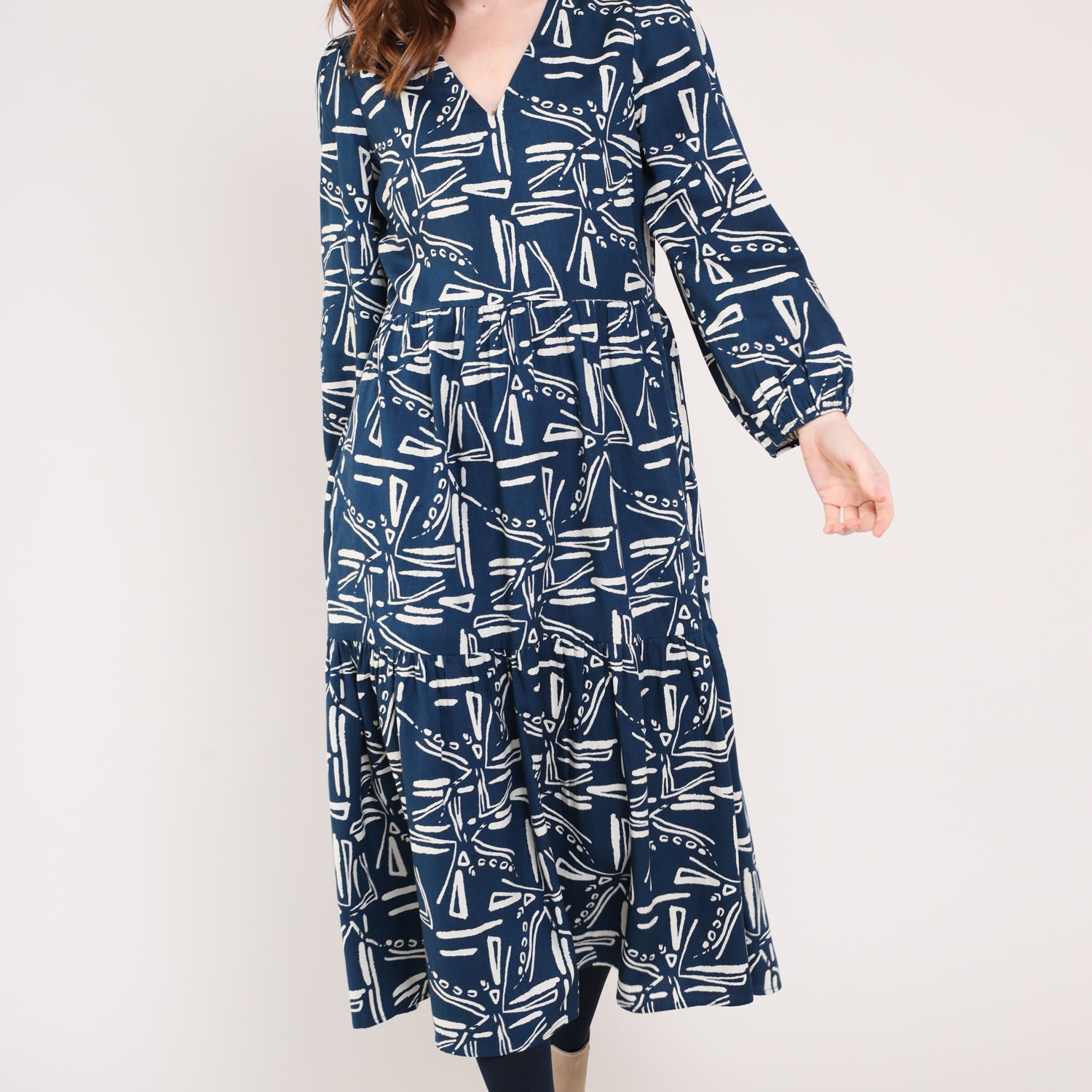 Lenzing™ Tencel™ Tiered Dress