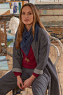 CH3081  Chambray Tunic Shirt Dress