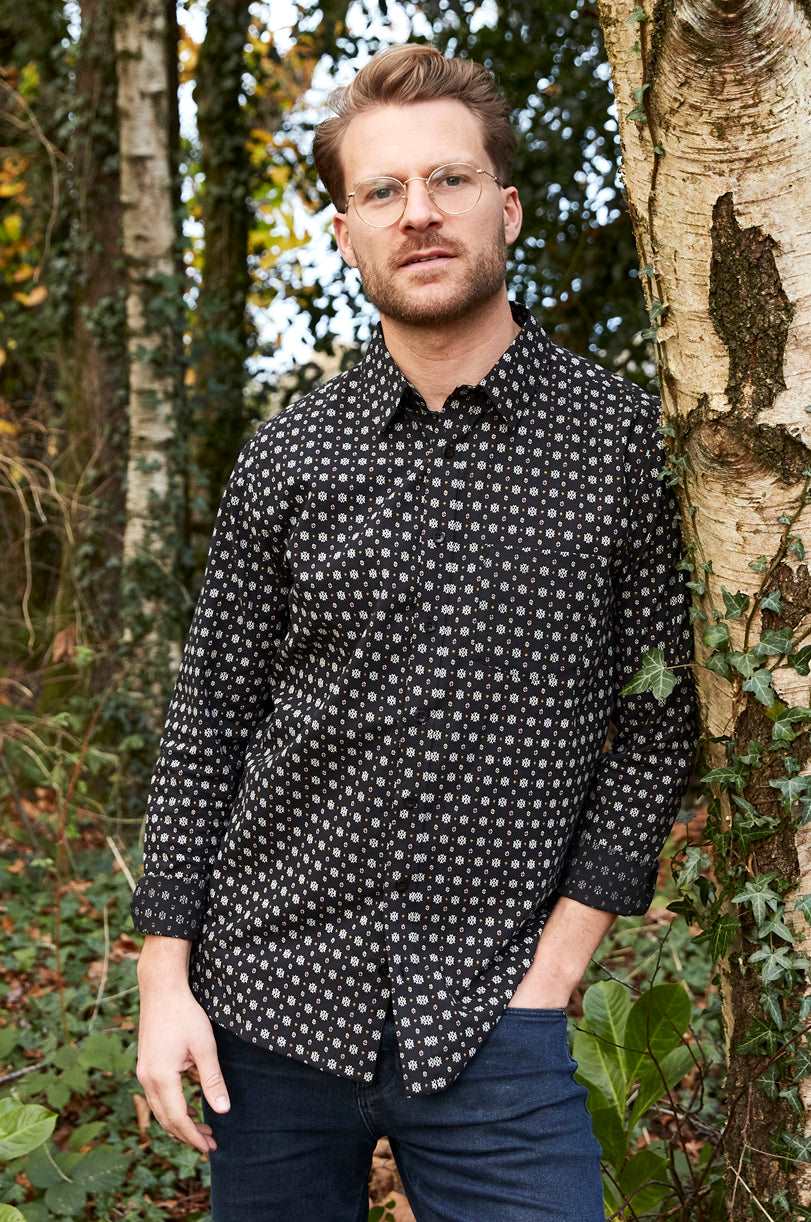 CR9002  Mens Longsleeve Cariad Shirt