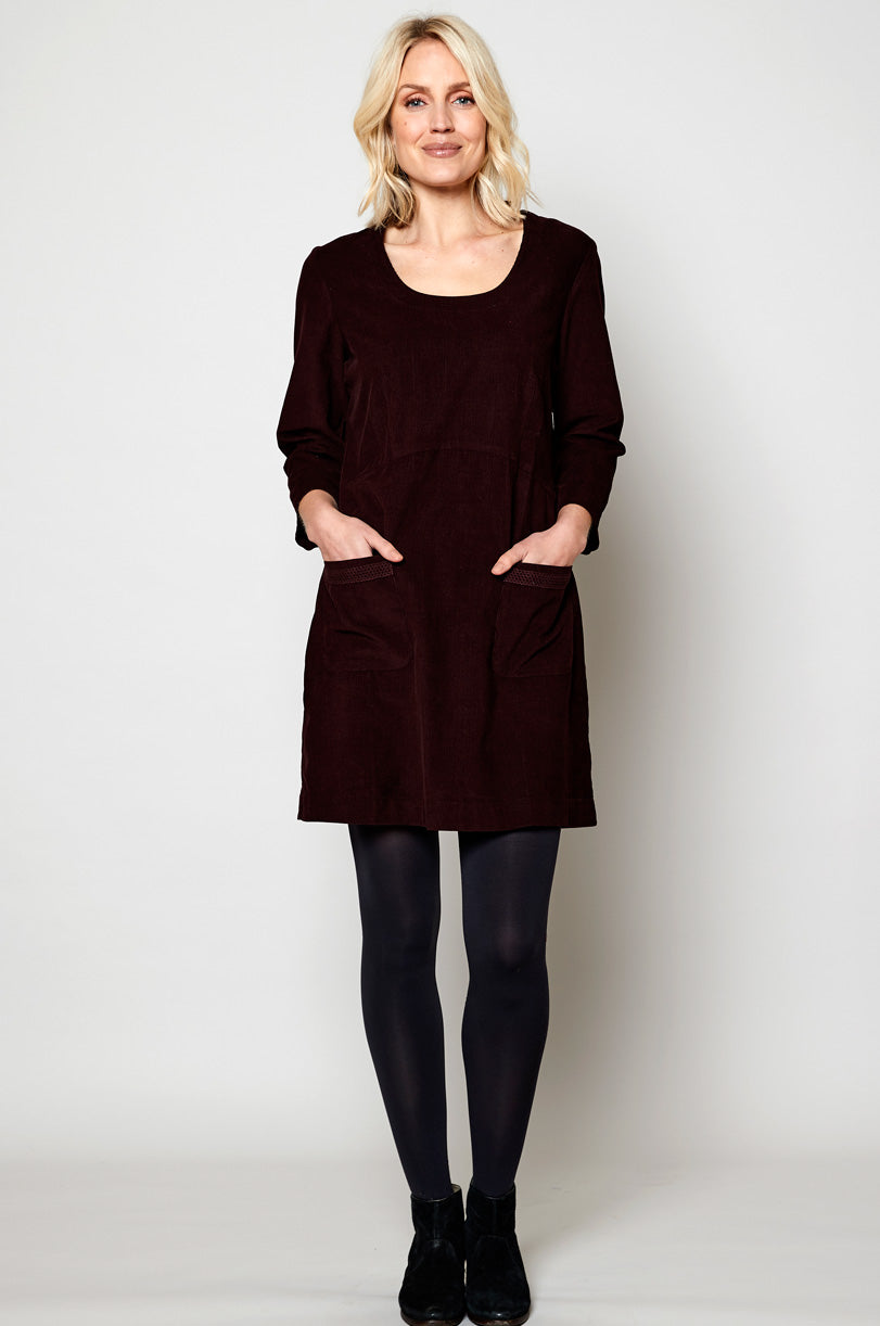 CN3084 Crochet Insert Tunic Dress