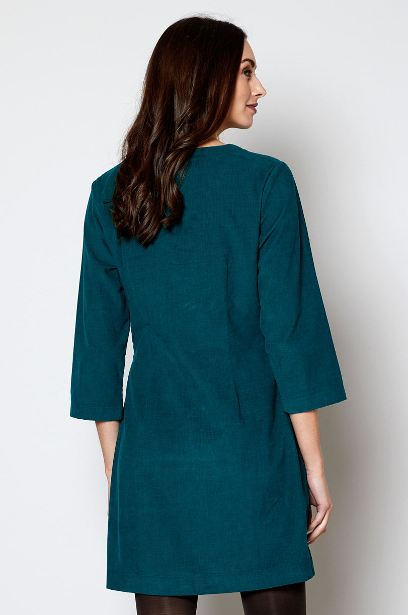 CN3084 Crochet Insert Tunic Dress