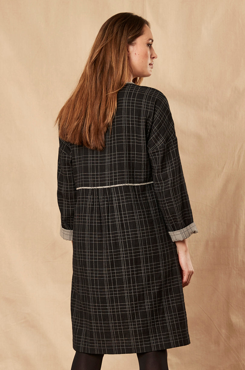 CQ2112  Double Cotton Dress