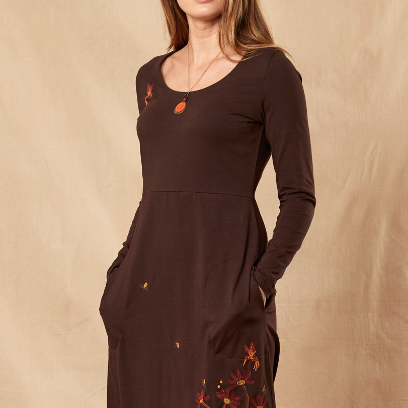 EA2108 Embroidered Dress