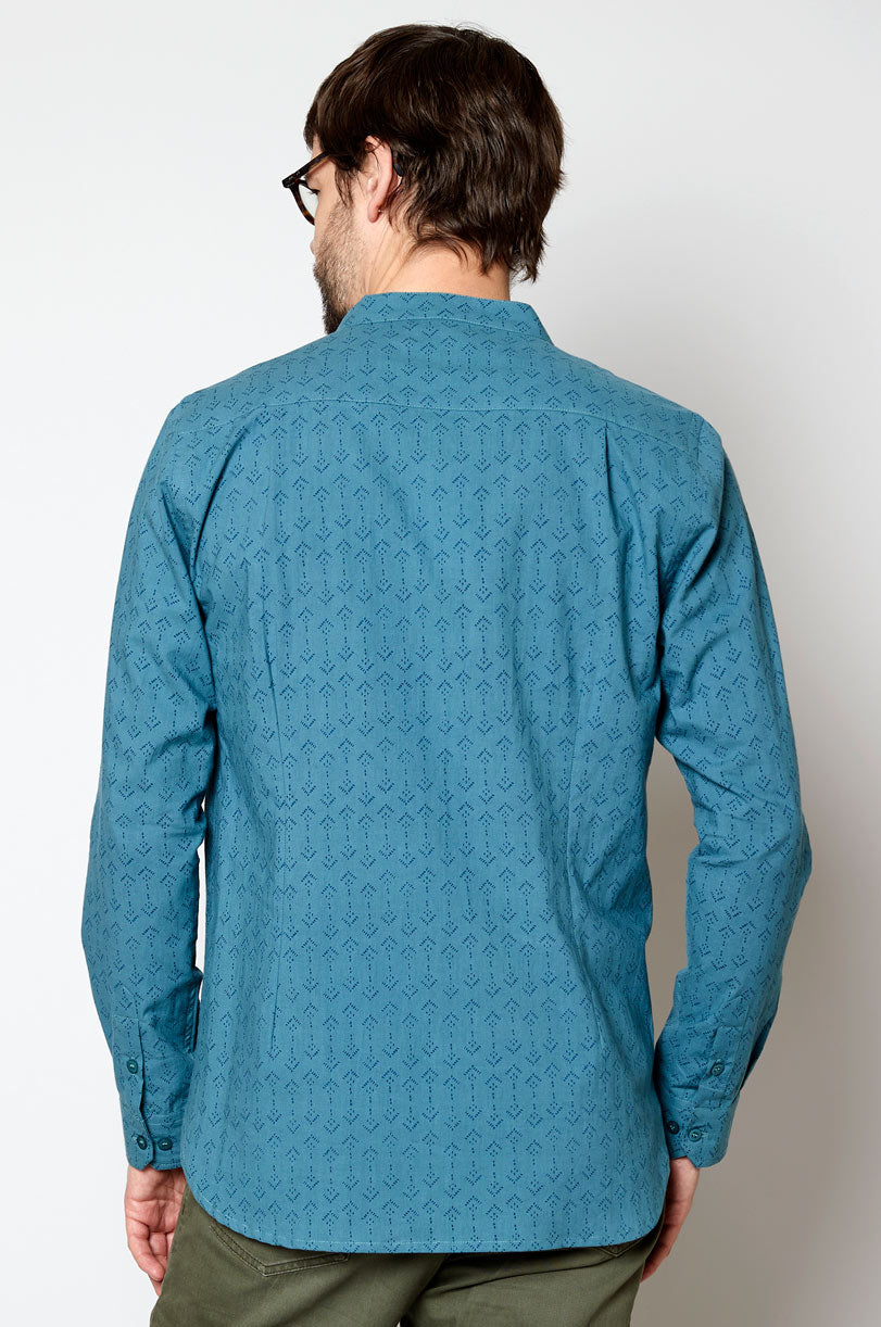 JV9008 Javari Mandarin Collar Shirt