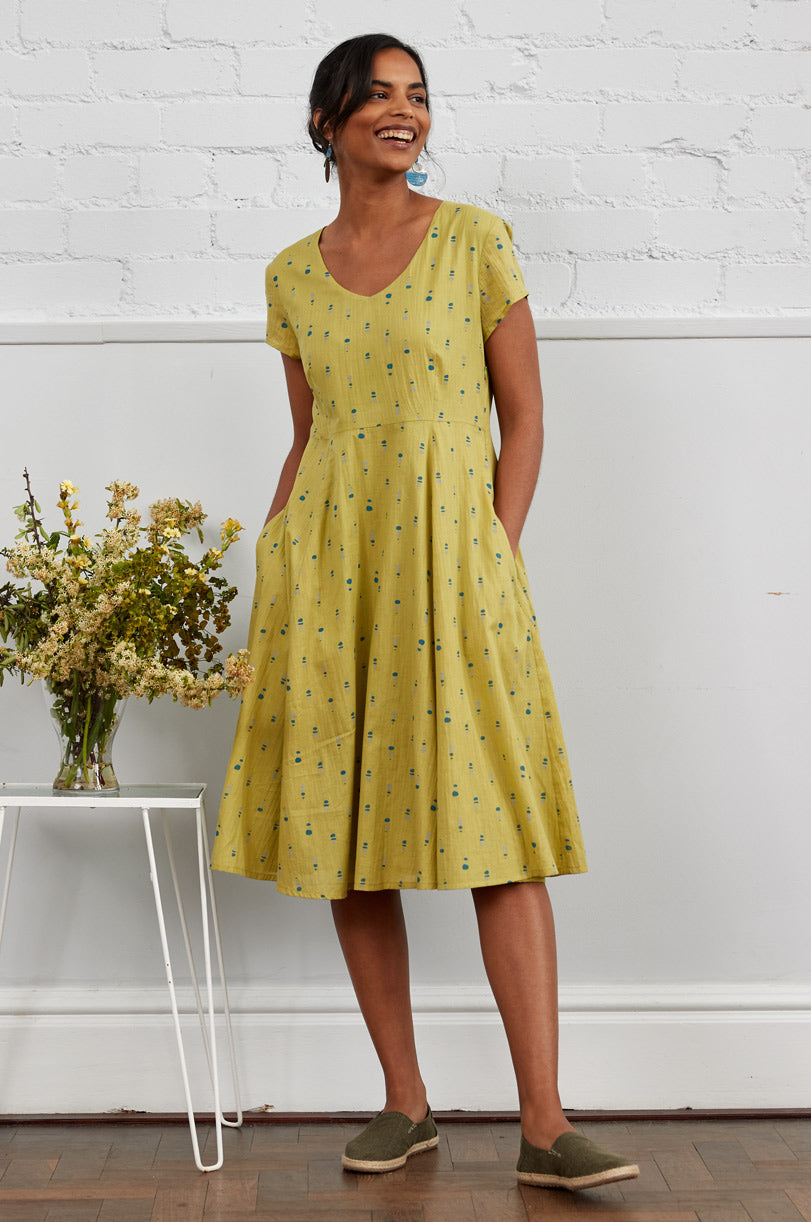 Cotton Voile Fit and Flare Matisse Dress