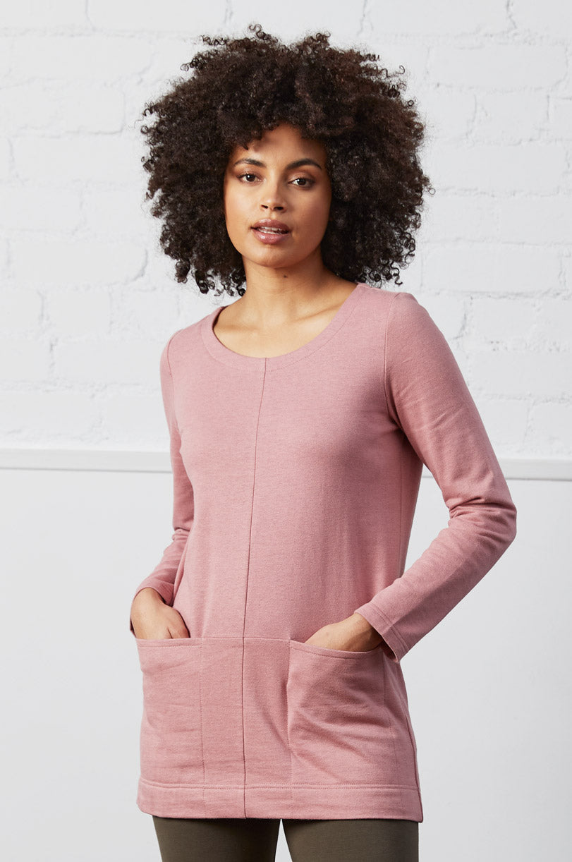 GOTS Organic Cotton Jersey Pocket Tunic