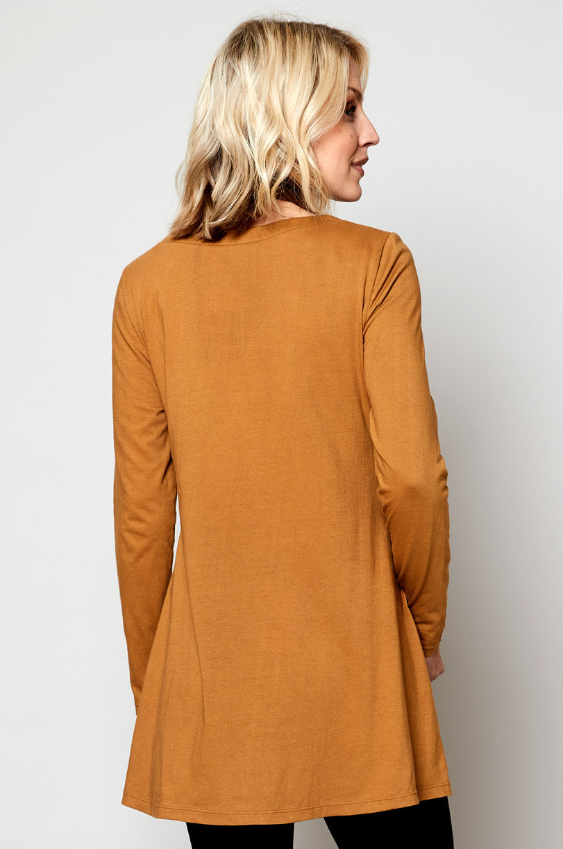 Organic Cotton Knot Front Tunic