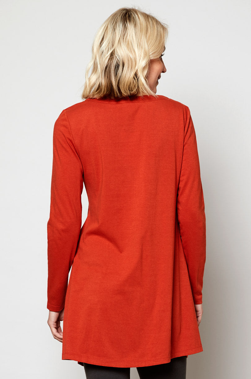 Organic Cotton Knot Front Tunic