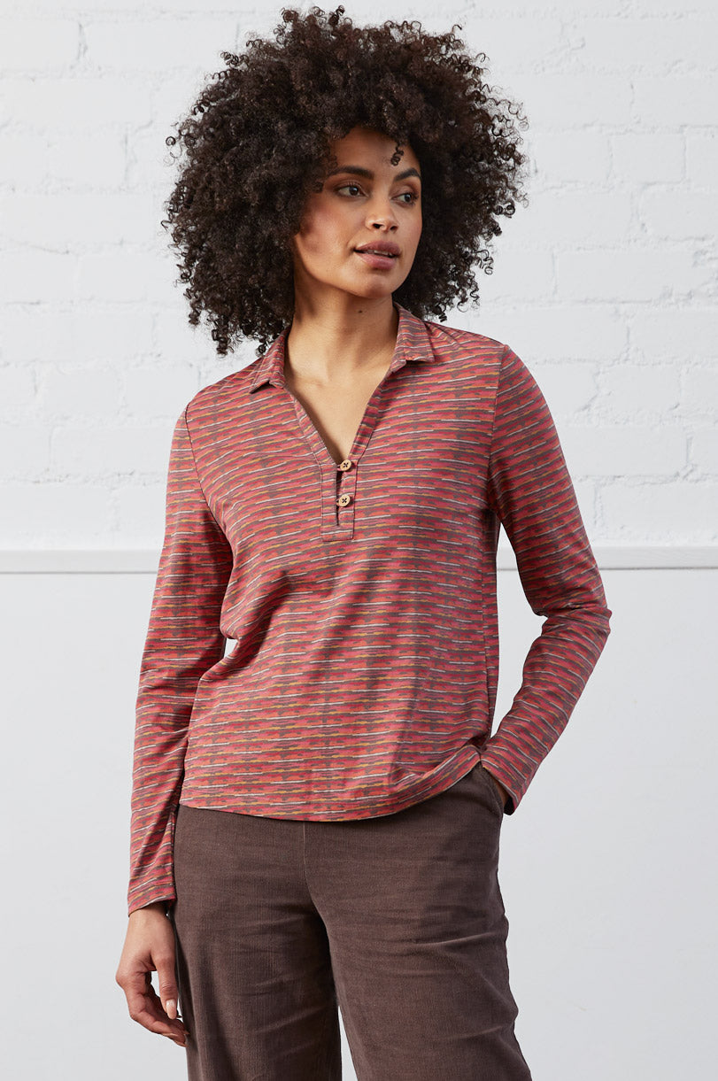 GOTS Organic Cotton Collar Top