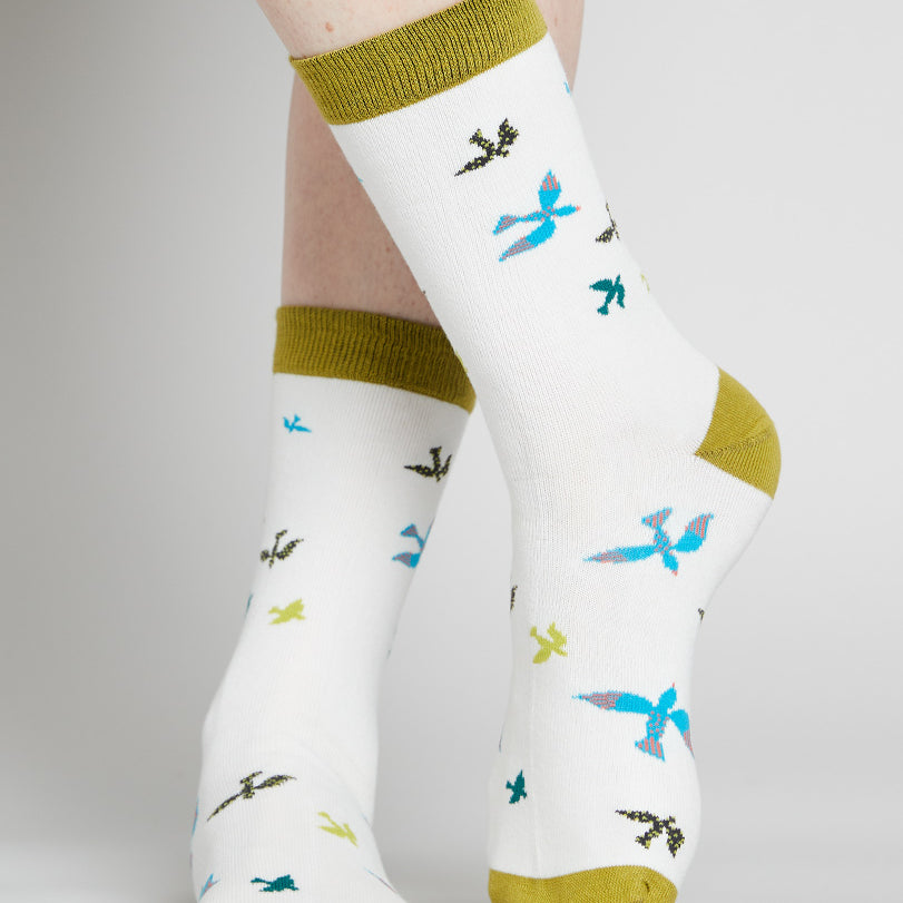 GOTS Organic Cotton Swallows Socks