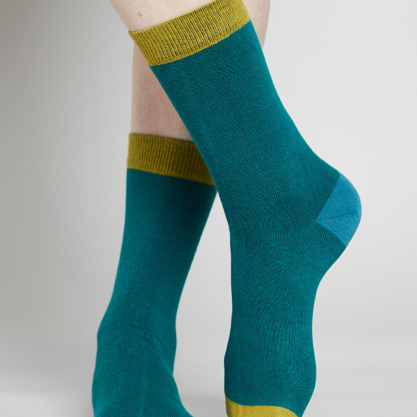 GOTS Organic Cotton Plain Colour Socks