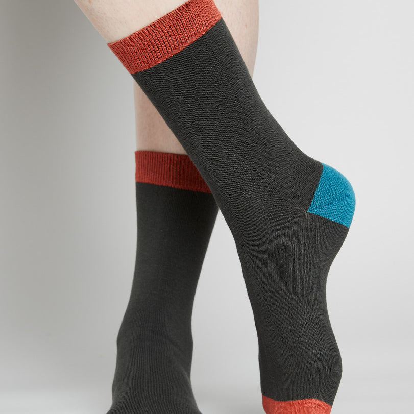 GOTS Organic Cotton Plain Colour Socks