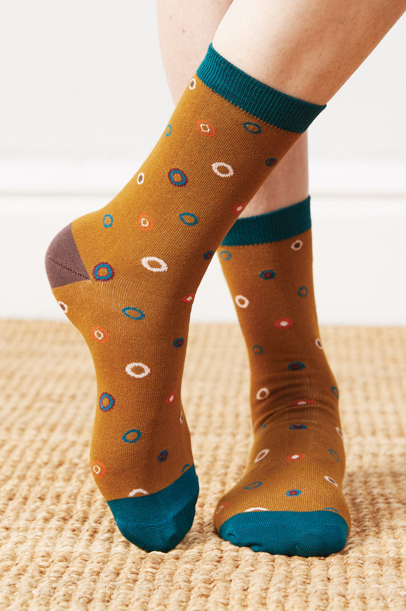 GOTS Organic Cotton Spotty Socks