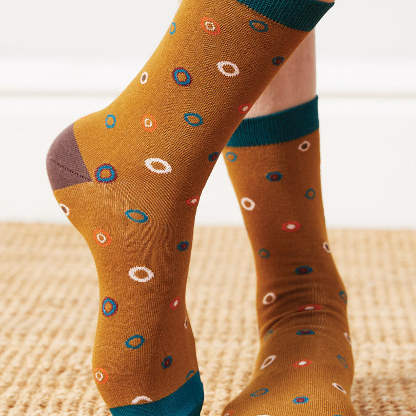GOTS Organic Cotton Spotty Socks