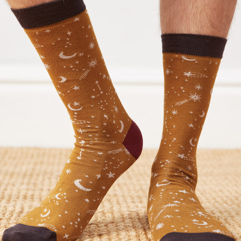 GOTS Organic Cotton Stargazer Socks