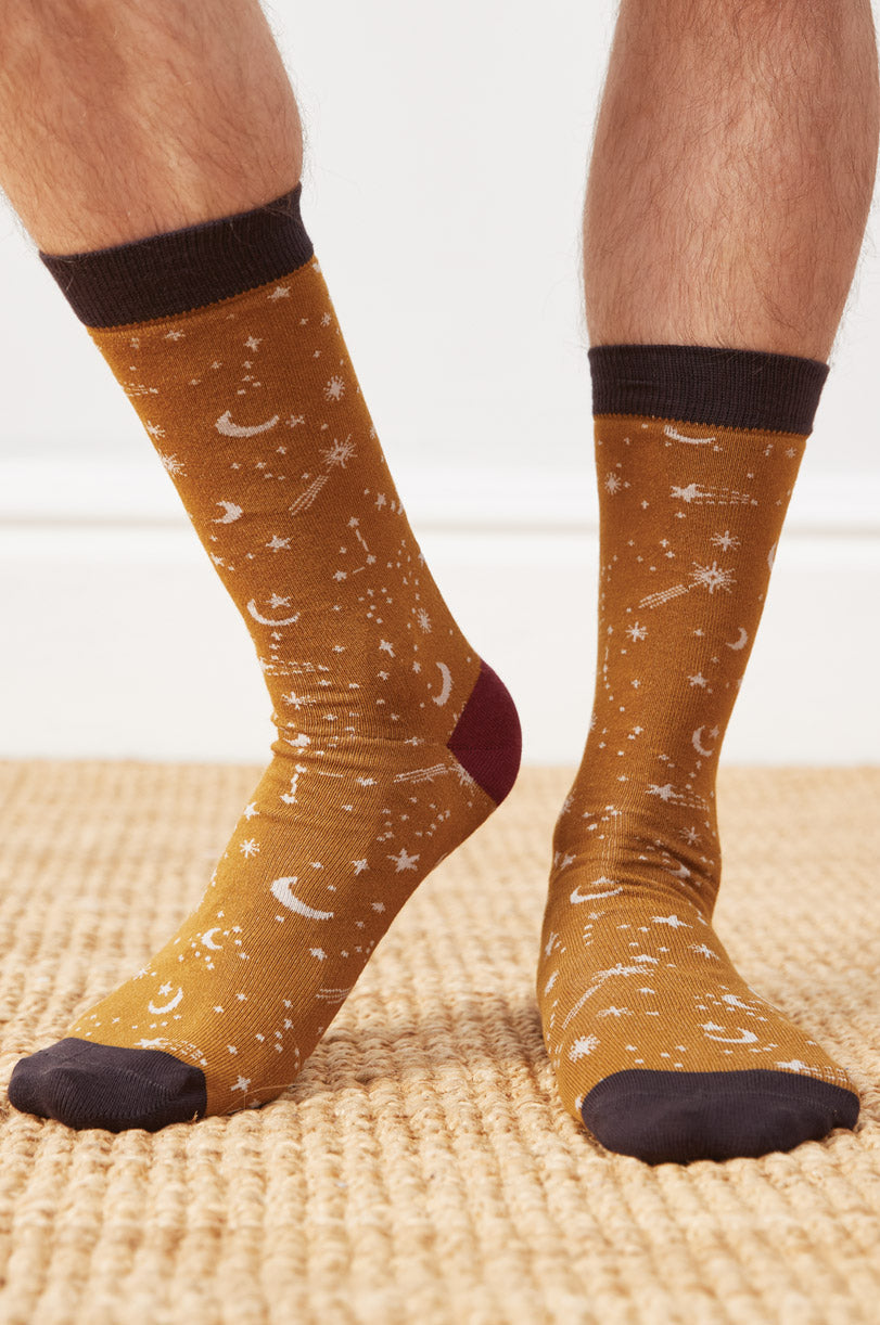 GOTS Organic Cotton Stargazer Socks